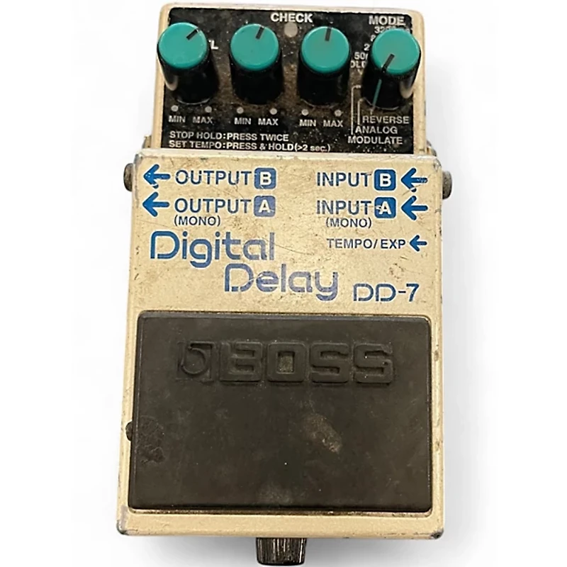 Used BOSS DD7 Digital Delay Effect Pedal