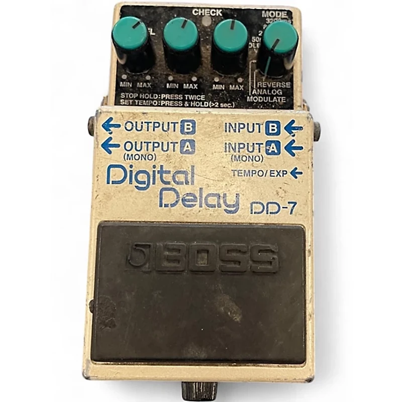 Used BOSS DD7 Digital Delay Effect Pedal