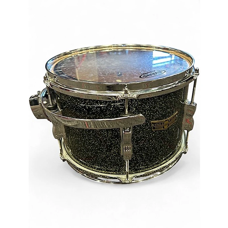 Used Ludwig 5 Piece Club Date GREEN SPARKLE Drum Kit