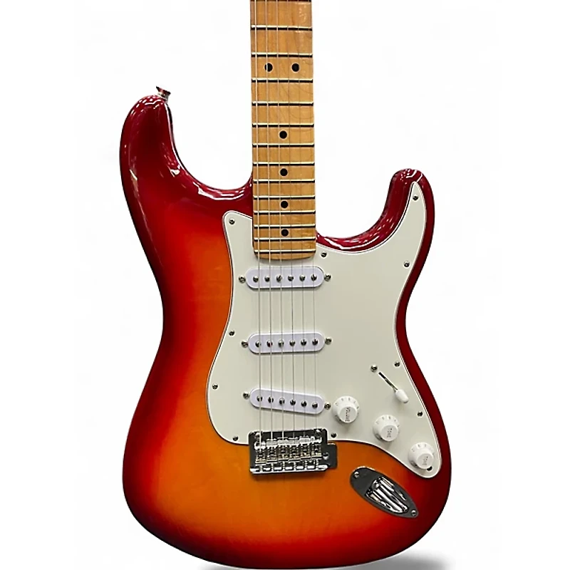 Used Fender Player II Stratocaster Chambered Ash Aged Cherry Burst Solid Body Electric Guitar