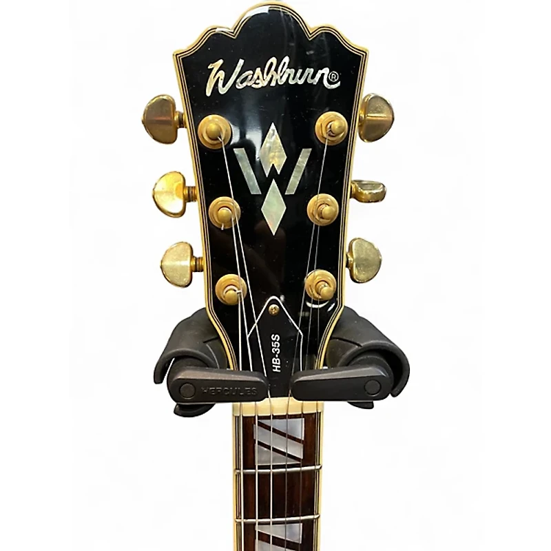 Used Washburn HB-35S Natural Hollow Body Electric Guitar