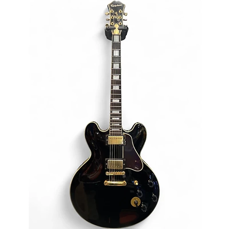 Used Epiphone BB King Lucille Black Hollow Body Electric Guitar