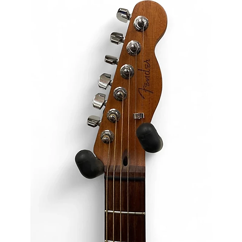 Used Fender Acoustasonic Player Telecaster Alpine White Acoustic Electric Guitar