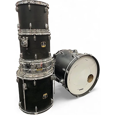 Used Yamaha 5 Piece Stage Custom Black Drum Kit