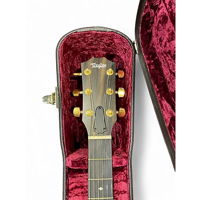 Used Taylor 214CE Deluxe Natural Acoustic Electric Guitar