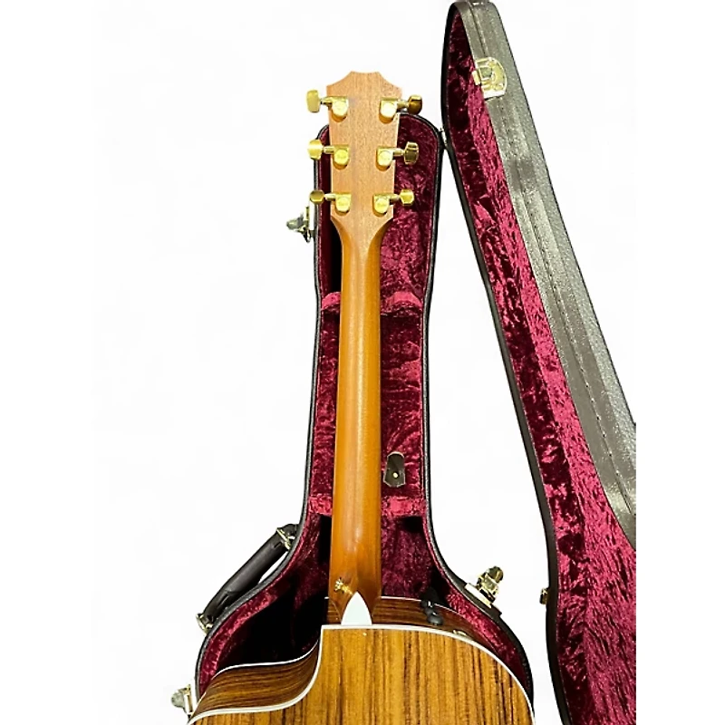 Used Taylor 214CE Deluxe Natural Acoustic Electric Guitar