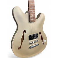 Used Fender Tom Delonge starcaster Shoreline Gold Hollow Body Electric Guitar