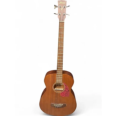 Used Ibanez PCBE12MH-OPN Mahogany Acoustic Bass Guitar