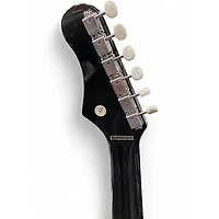 Used Silvertone 1478 Black Solid Body Electric Guitar