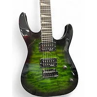 Used Jackson Dinky JS20 Transparent Green Solid Body Electric Guitar