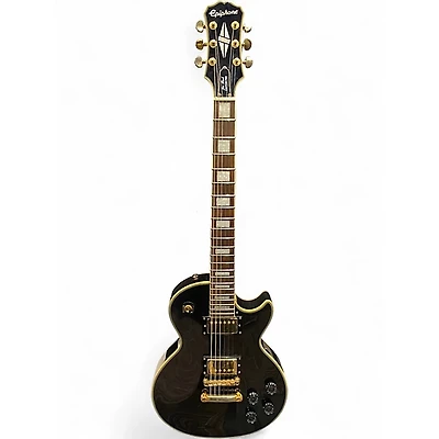 Used Epiphone Les Paul Custom Pro Black Solid Body Electric Guitar