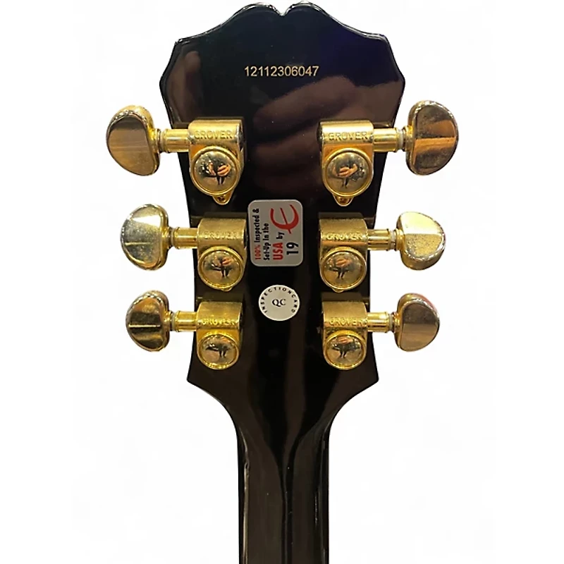 Used Epiphone Les Paul Custom Pro Black Solid Body Electric Guitar