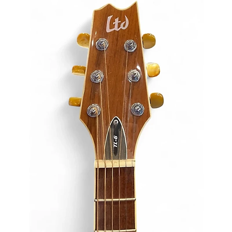 Used ESP LTD TL6 Black Acoustic Electric Guitar