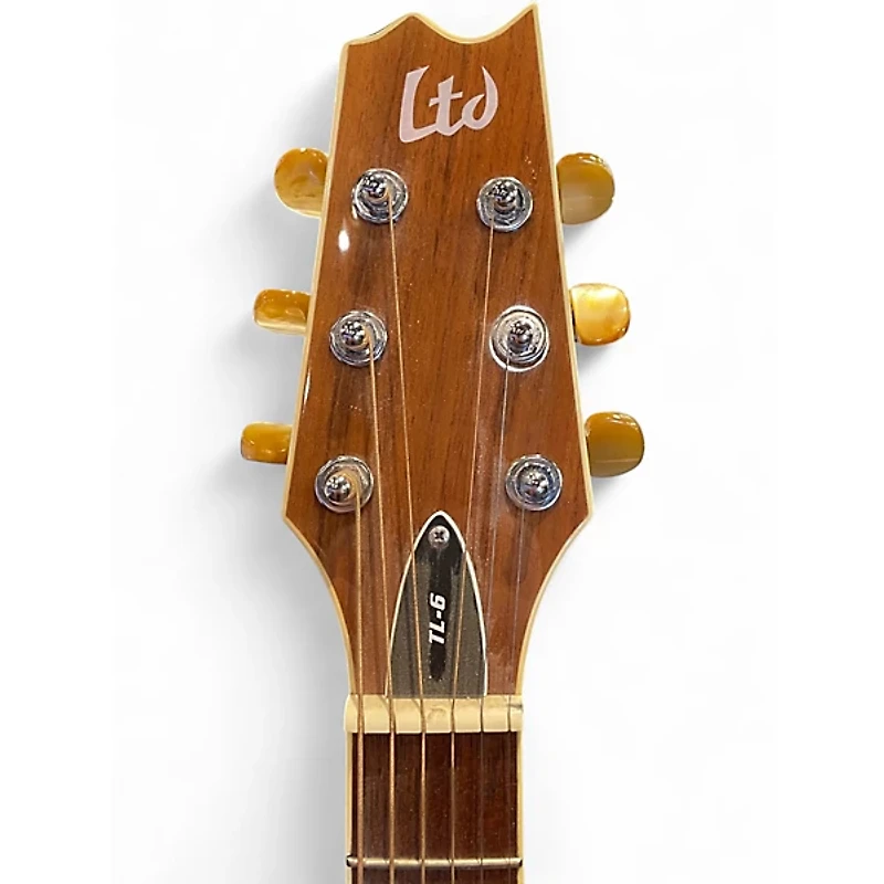 Used ESP LTD TL6 Black Acoustic Electric Guitar