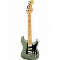 Used Fender American Professional Stratocaster SSS ANTIQUE OLIVE Solid Body Electric Guitar