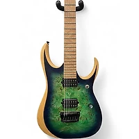 Used Ibanez RGDIX6MPB SURREAL BLUE BURST Solid Body Electric Guitar