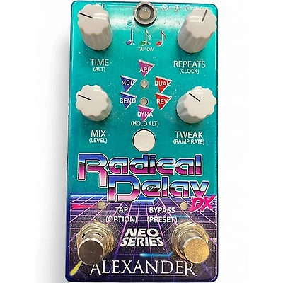 Used Alexander RADICAL DELAY Effect Pedal