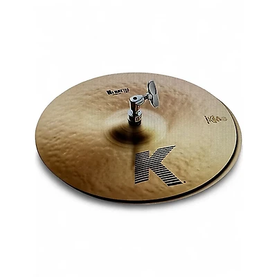 Used Zildjian 14in K Hi Hat Pair Cymbal
