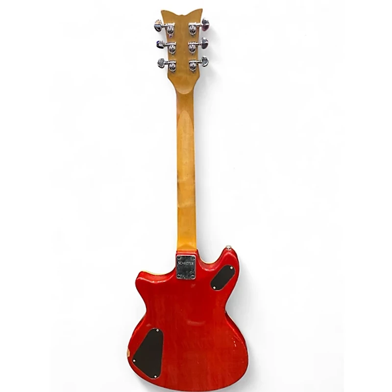 Used Schecter Guitar Research TSH1 Red Hollow Body Electric Guitar