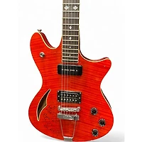 Used Schecter Guitar Research TSH1 Red Hollow Body Electric Guitar