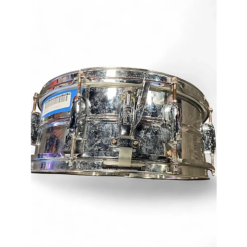 Used Pearl 14in Mirror Chrome Steel Shell Chrome Drum