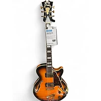 Used D'Angelico EX-SS Sunburst Hollow Body Electric Guitar