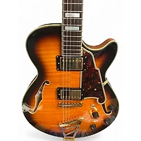 Used D'Angelico EX-SS Sunburst Hollow Body Electric Guitar