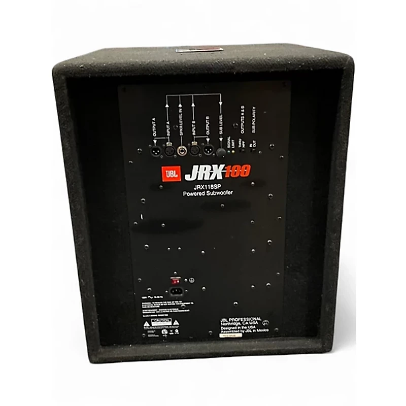 Used JBL JRX118SP 500W Powered Subwoofer