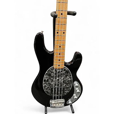 Used Ernie Ball Music Man Stingray H Black Electric Bass Guitar