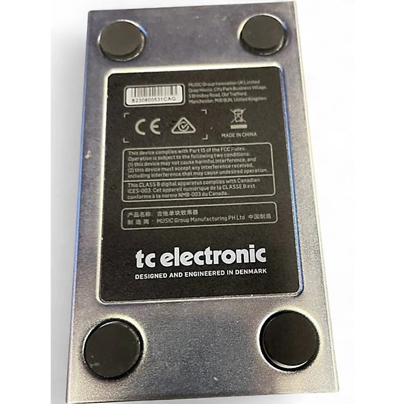Used TC Electronic Afterglow Chorus Effect Pedal