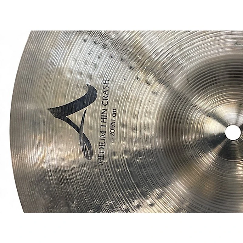 Used Zildjian 20in A Series Medium Thin Crash Cymbal