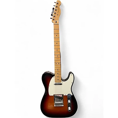 Used Fender Player Telecaster 3 Color Sunburst Solid Body Electric Guitar