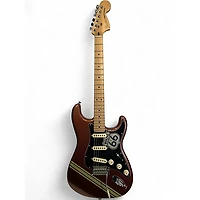 Used Fender Deluxe Roadhouse Stratocaster Copper Solid Body Electric Guitar