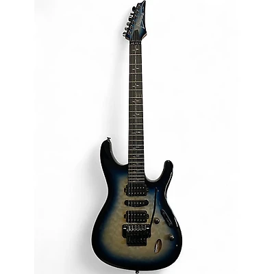 Used Ibanez JIVAJR Blue Solid Body Electric Guitar