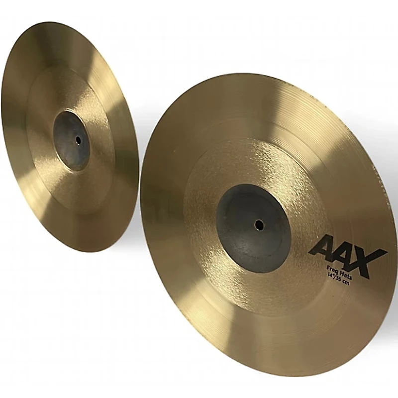 Used SABIAN 14in Aax frequency hi hats Cymbal