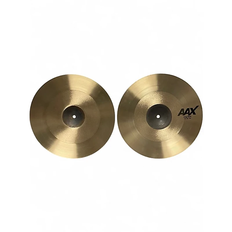 Used SABIAN 14in Aax frequency hi hats Cymbal