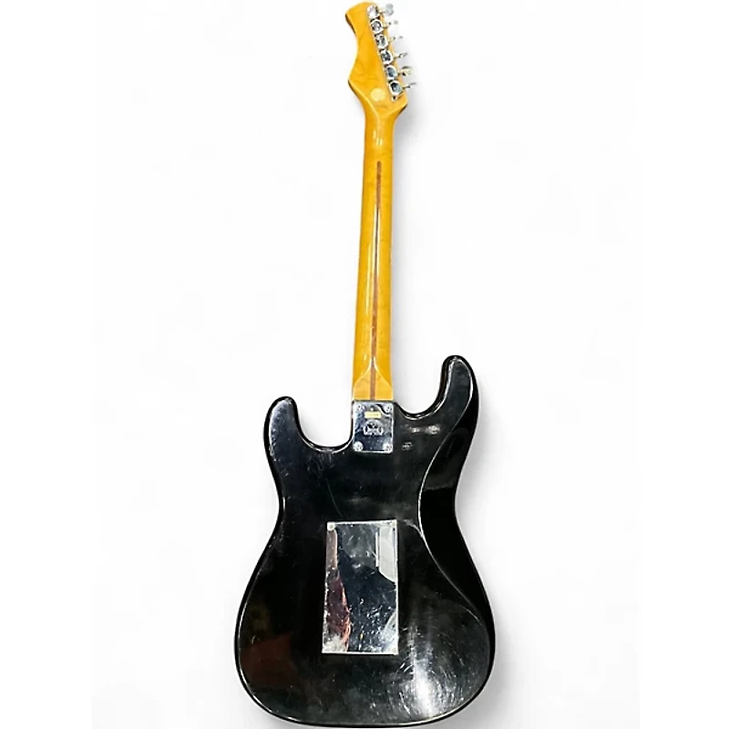 Used Hondo H76 Black Solid Body Electric Guitar