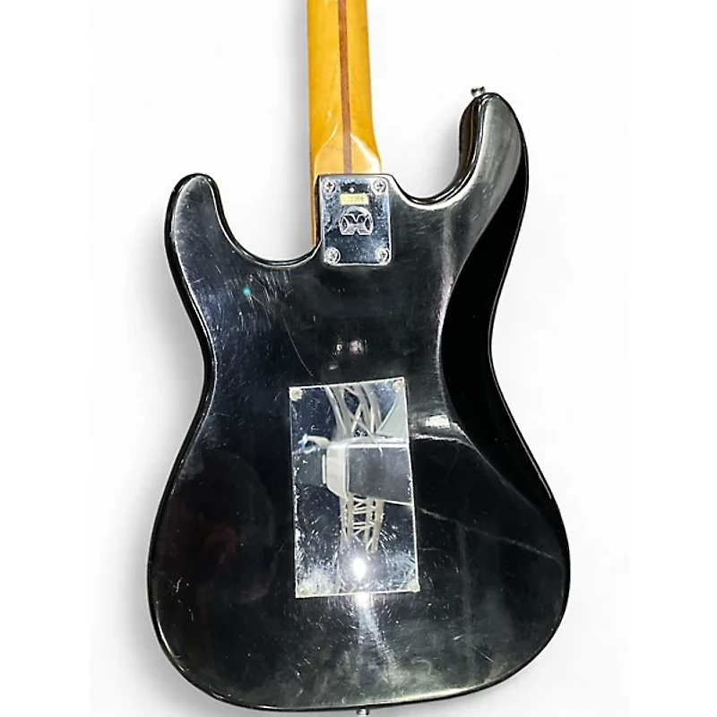 Used Hondo H76 Black Solid Body Electric Guitar