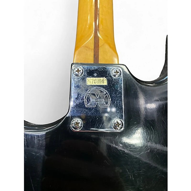 Used Hondo H76 Black Solid Body Electric Guitar