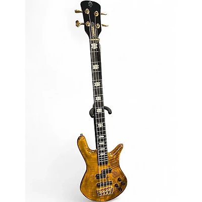 Used Spector Euro4 LT Tiger Eye Electric Bass Guitar