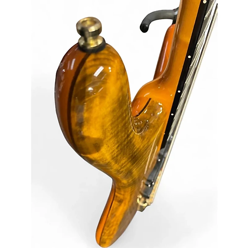 Used Spector Euro4 LT Tiger Eye Electric Bass Guitar