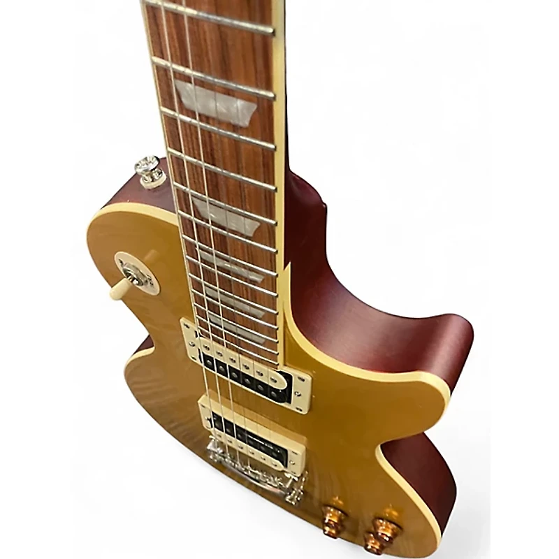 Used Epiphone Les Paul Traditional PRO III Gold Solid Body Electric Guitar