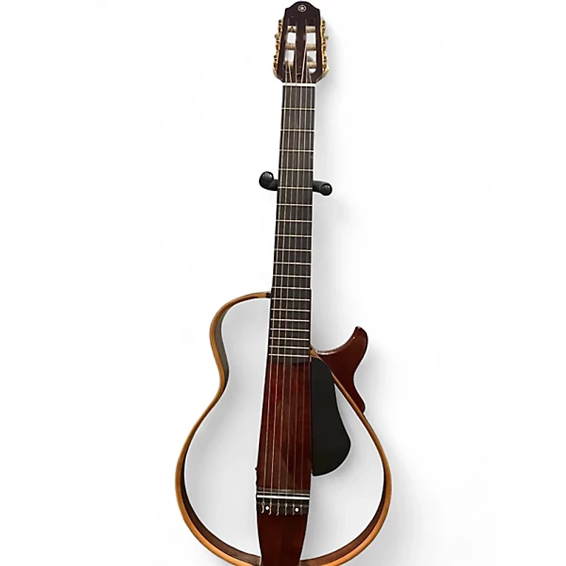 Used Yamaha SLG200NW Brown Classical Acoustic Electric Guitar