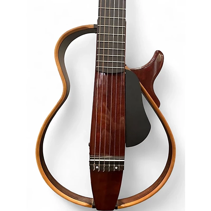 Used Yamaha SLG200NW Brown Classical Acoustic Electric Guitar