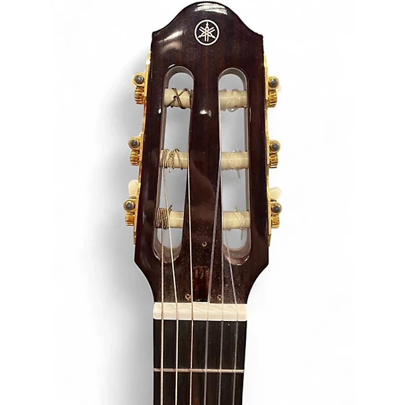 Used Yamaha SLG200NW Brown Classical Acoustic Electric Guitar