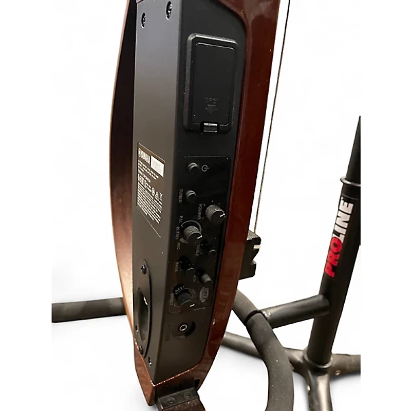 Used Yamaha SLG200NW Brown Classical Acoustic Electric Guitar