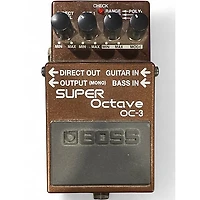 Used BOSS OC3 Super Octave Effect Pedal