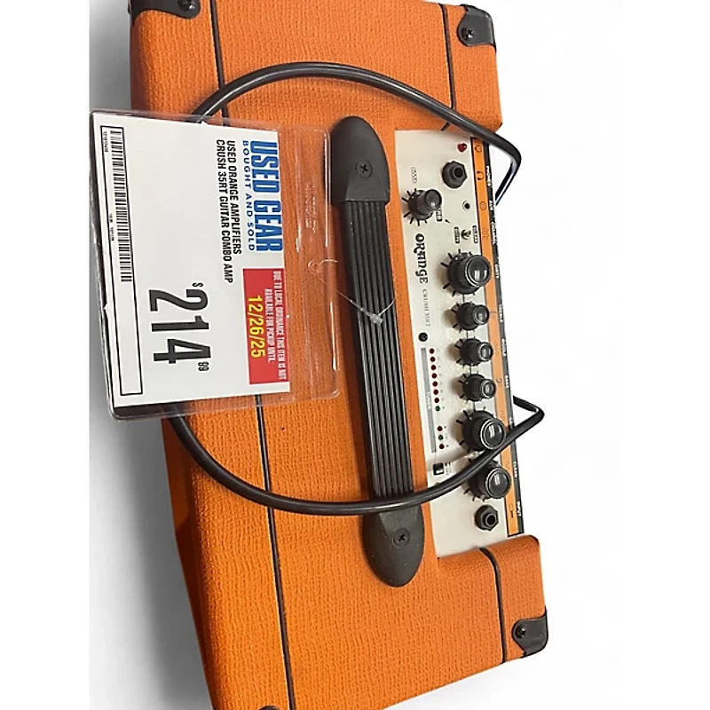 Used Orange Amplifiers Crush 35RT Guitar Combo Amp