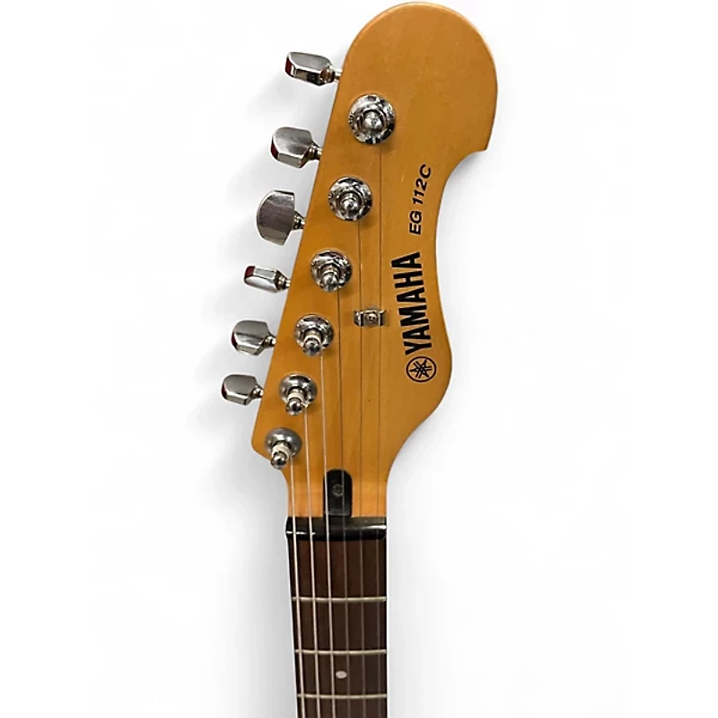 Used Yamaha EG112C Black Solid Body Electric Guitar