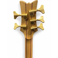Used Schecter Guitar Research Stiletto Custom 5 String Natural Electric Bass Guitar